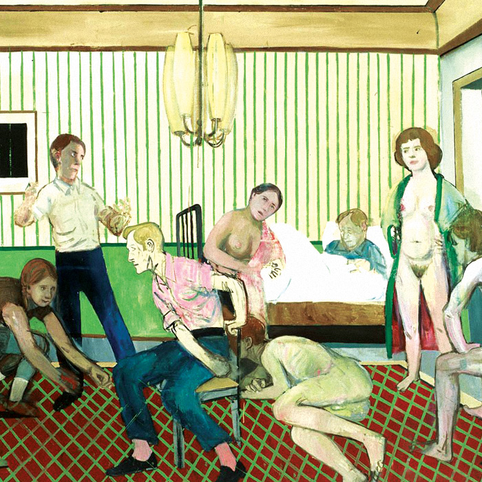 Christoph Ruckhäberle e a Arte Que Pulou o Muro Para ilustrar a Imagem do Dia de hoje, um dos principais representantes da Nova Escola de Leipzig.
