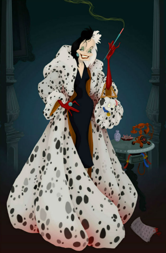 O final feliz da Disney é das Vilãs! (Imagem 2) Confira as artes digitias que mudam o rumo das histórias da Disney!