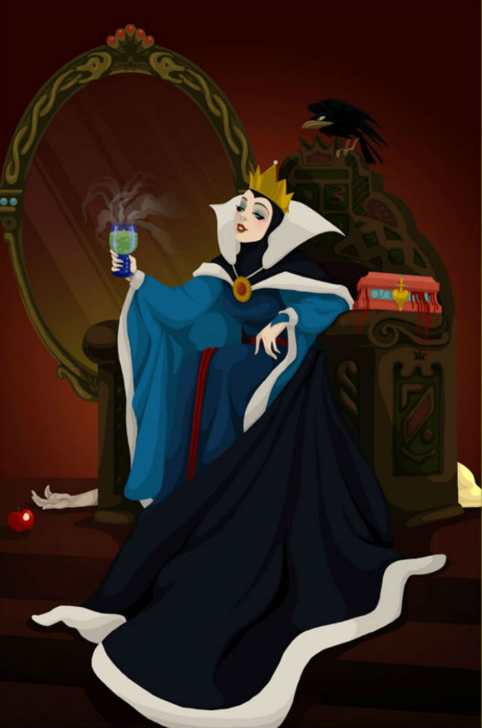 O final feliz da Disney é das Vilãs! (Imagem 5) Confira as artes digitias que mudam o rumo das histórias da Disney!