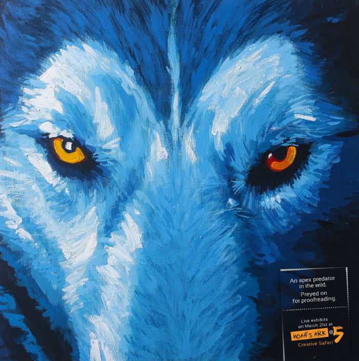 O tema "Creative Safari" foi o escolhido para cada um escolhesse um totem (animal) para representá-lo como profissional em uma exibição de arte com o mesmo nome.