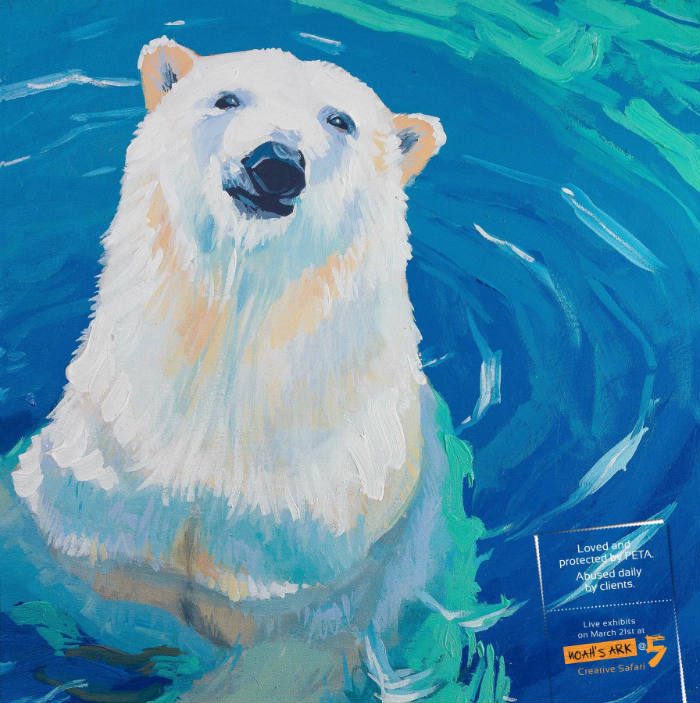 O tema "Creative Safari" foi o escolhido para cada um escolhesse um totem (animal) para representá-lo como profissional em uma exibição de arte com o mesmo nome.